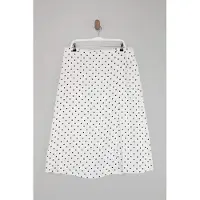 Trendyol Dam Vit Prickig Midi A-linje Plus size Kjolar