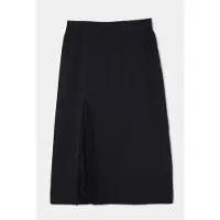 Trendyol Dam Svart Enfärgad Midi Skater Plus size Kjolar