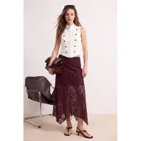 Trendyol TRENDYOLMİLLA Dam Lila Enfärgad Maxi Midja Elastisk Asymmetrisk Kjolar