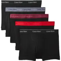 Calvin Klein 5 Pack Trunks 100 Cotton Holiday