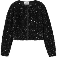 Name it Cardigan - NkfRunica - Black - - 6 år (116) - Cardigan
