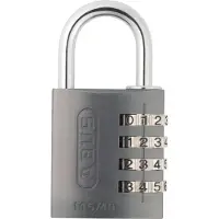 ABUS ABVS48806 Hänglås 41.5 mm Titanium Kombination
