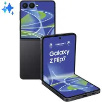 Samsung Galaxy Z Flip7 5G Fällbar Smartphone Jet Black 256GB 12GB RAM
