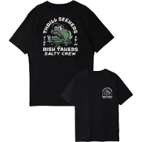 Salty Crew - T-shirts - Angler Fish Monst SS Tee Black för UnisexBomull - Storlek S - Svart