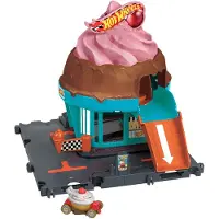 Hot Wheels HTN77 lekset City Downtown Ice Cream Swirl, 1 leksaksbil, från 3 år