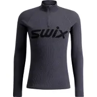 Swix RaceX Merino Half Zip, Herr, Mörkgrå