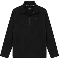 Colmar för män. 83000021-5WU Elastisk fleece med halvt blixtlås för skidåkning svart (XXL), Casual, Deportivo, Polyester, Utomhus