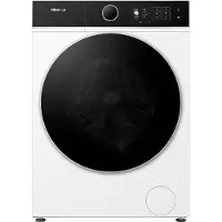 Hisense WD5I1045BWQ, Frontmatad, Fristående, Vit, Vänster, Svart, Rotations-, Röra