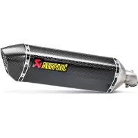 Akrapovic Slip-on Line avgassystem med EG-typgodk. S/O 2–1 CB SV 650 × 26–