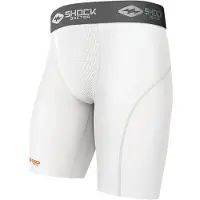 Shock Doctor Aircore-shorts Med Kompressionsshorts Och Ficka Med Plats För Kopp