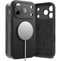 Ringke MagSafe-fodral i silikon för iPhone 18 Pro – Svart