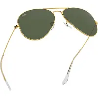 Ray-Ban Sunglasses Aviator 3025 001 Gold Green 62mm