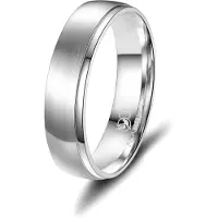 MARRYA Ring 'SI-02 Ehering aus Silber' silvergrå