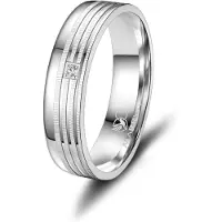 MARRYA Ring 'SI-03 Ehering aus Silber' silver