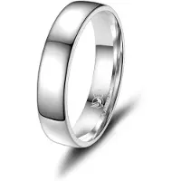 MARRYA Ring 'SI-01 Ehering aus Silber' silvergrå