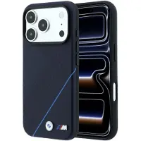BMW M Tire Track Blue Line MagSafe-fodral för iPhone 17 Pro Max / 18 Pro Max – marinblått