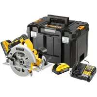 DeWalt Batteridriven cirkelsåg DCS570H2T-QW; 18 V; 1x5,0 Ah batt.