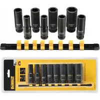 DeWalt 1/2" 6-kants slaghylsnyckelsats (7 delar) DWMT86090-0