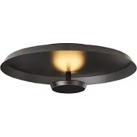 QAZQA Modern taklampa matt svart inkl. LED 3-stegs dimbar - Sombra