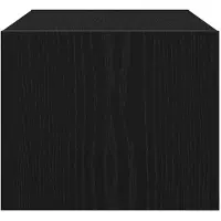 vidaXL TV-bänkar 2 st svart ek 60x31x25,5 cm konstruerat trä