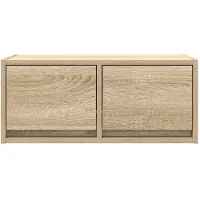 vidaXL TV-bänkar 2 st Sonoma ek 60x31x25,5 cm konstruerat trä