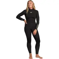 Roxy Prologue 4/3 Mm Våtdräkt I Neopren Med Långa ärmar Och Dragkedja På Ryggen För Damer