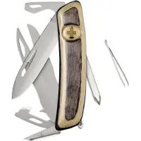 Swiza D08 R AM, KNR.0126.6520, Laminate White, Swiss pocket knife, 8 tools