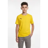 Puma T-shirt Teamgoal Casuals - Gul/Svart Barn, storlek 128 cm