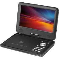 Trevi PDX 1409 S2, Bärbar DVD-spelare, Bordsskiva, Svart, CD-ljud, DVD-Video, MP3, SVCD, VCD, CD-R, CD-RW, DVD, NTSC, PAL