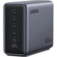 UGREEN Nexode X759 Laddstation 500W 5A med 1xUSB, 5xUSB-C / USB-C-laddstation / GaN-laddare