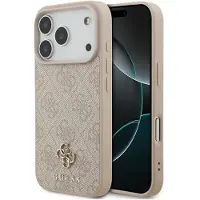 GUESS 4G Small Classic Logo MagSafe-fodral för iPhone 18 Pro / 17 Pro – Rosa