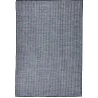 vidaXL Utomhusmatta plattvävd 140x200 cm blå