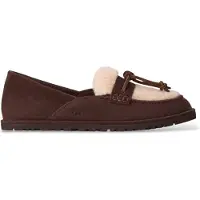 Ugg för kvinnor. 1182151 Loafers i läder Zora Loafer mörkbrun (37), Hud, Karta, Ingen, Casual