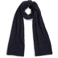 Tommy Hilfiger Lambswool Blend Cable Knit Scarf