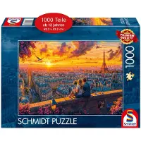 Schmidt Paris Rooftop Whispers Pussel 1000 Bitar Schmidt