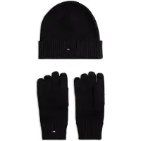 Tommy Hilfiger Hilfiger Flag Beanie And Gloves Gift Box