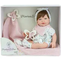 Marina & Pau Söt Farfalla Fodral Baby Doll 42 Cm