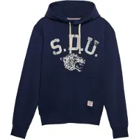 Superdry för män. M2014562A Marinblå Essential hoodie (M), Casual, Bomull, Marino