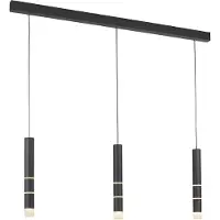 Pure Pendellampa Vega, Svart, Vardagsrum / matsal, Aluminium / grå / zink, Modern