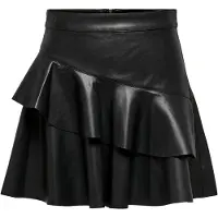 ONLY Emma Faux Skirt Svart 38 Kvinna
