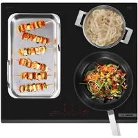 Bosch Bordinduktion - SERIE 6 PIX631HC1E - 4 brännare - 7400 W - Multitouch+ - Flexzon - Svart
