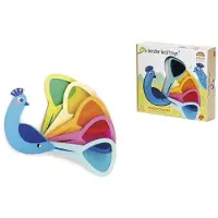 Tender Leaf Toys Träleksaker - Påfågelfärger - - One Size - Leksaker