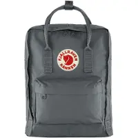 Fjällräven Fjllrven Kanken Unisex Reseransryggsäck - Sidofickor - Justerbara Axelremmar - Dubbel Handtag Super Grey One Size