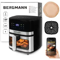 Bergmann YA fettfri fritös 1 kammare 5l 1400W N