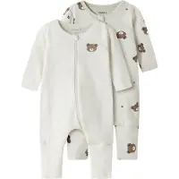 Name it Pumice Bear Pyjamas Med Långa ärmar 2 Enheter