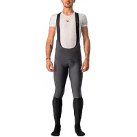 Castelli Velocissimo 5 Long Tights Dark Gray Silver Reflex, Size M