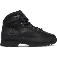 Timberland för kvinnor. TB0A5TR6W021 Läderkängor Euro Hiker svart (37 W), Hud, Karta, Nyckelband, Utomhus