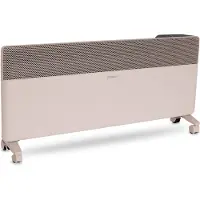 Vonroc Lyxig Elvärmare – Textilpanel – Inverter – 2500W – Beige | WiFi