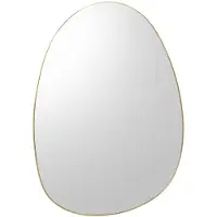 Usorteret Malys Group Dekorativ spegel KALY 75 x 55 cm, asymmetrisk, guldram
