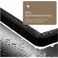 B.K. Licht LED panel Shallow, dimbar, Svart, Arbetsrum / kontor, Syntetmaterial, LED-panel